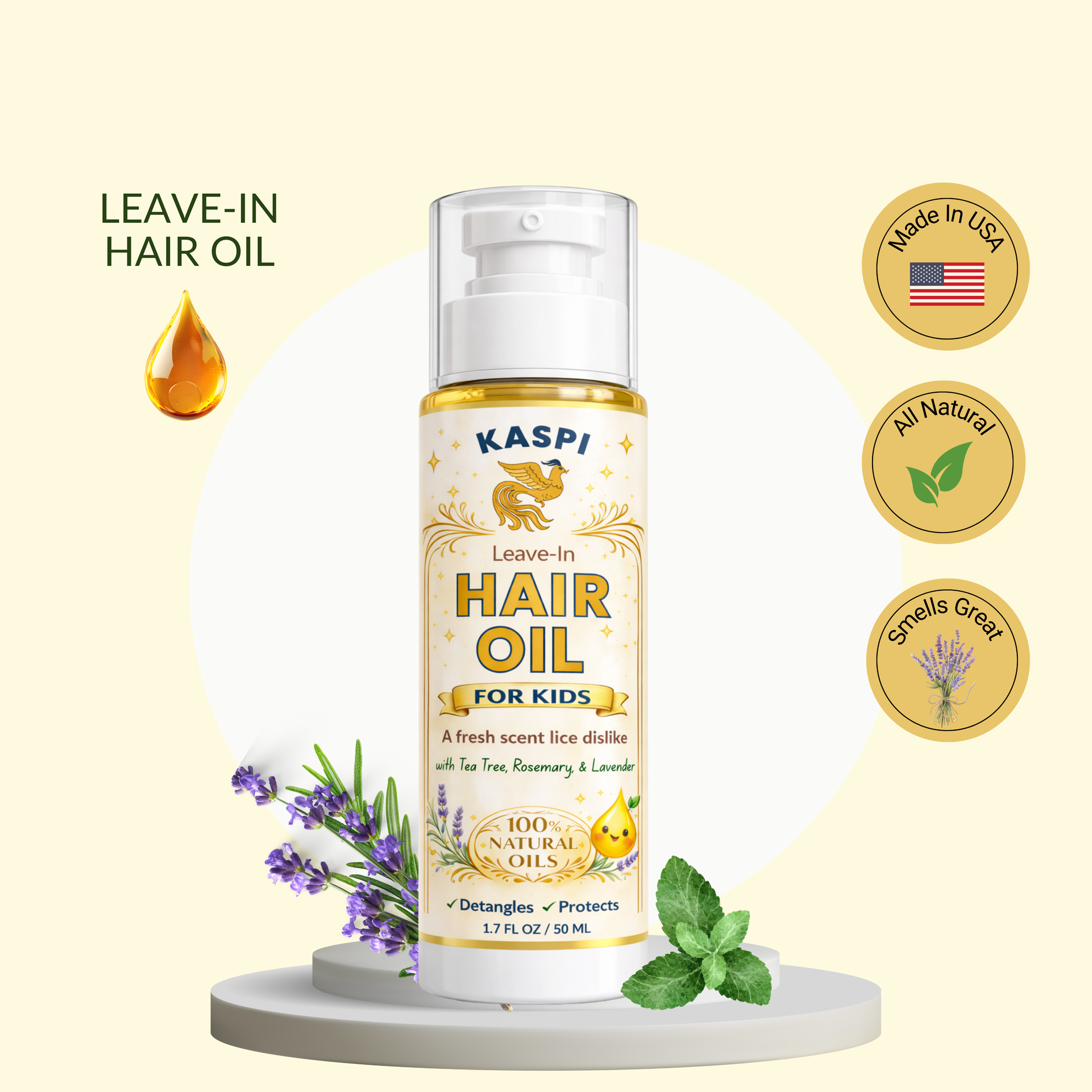 Leave-In Hair Oil For Kids